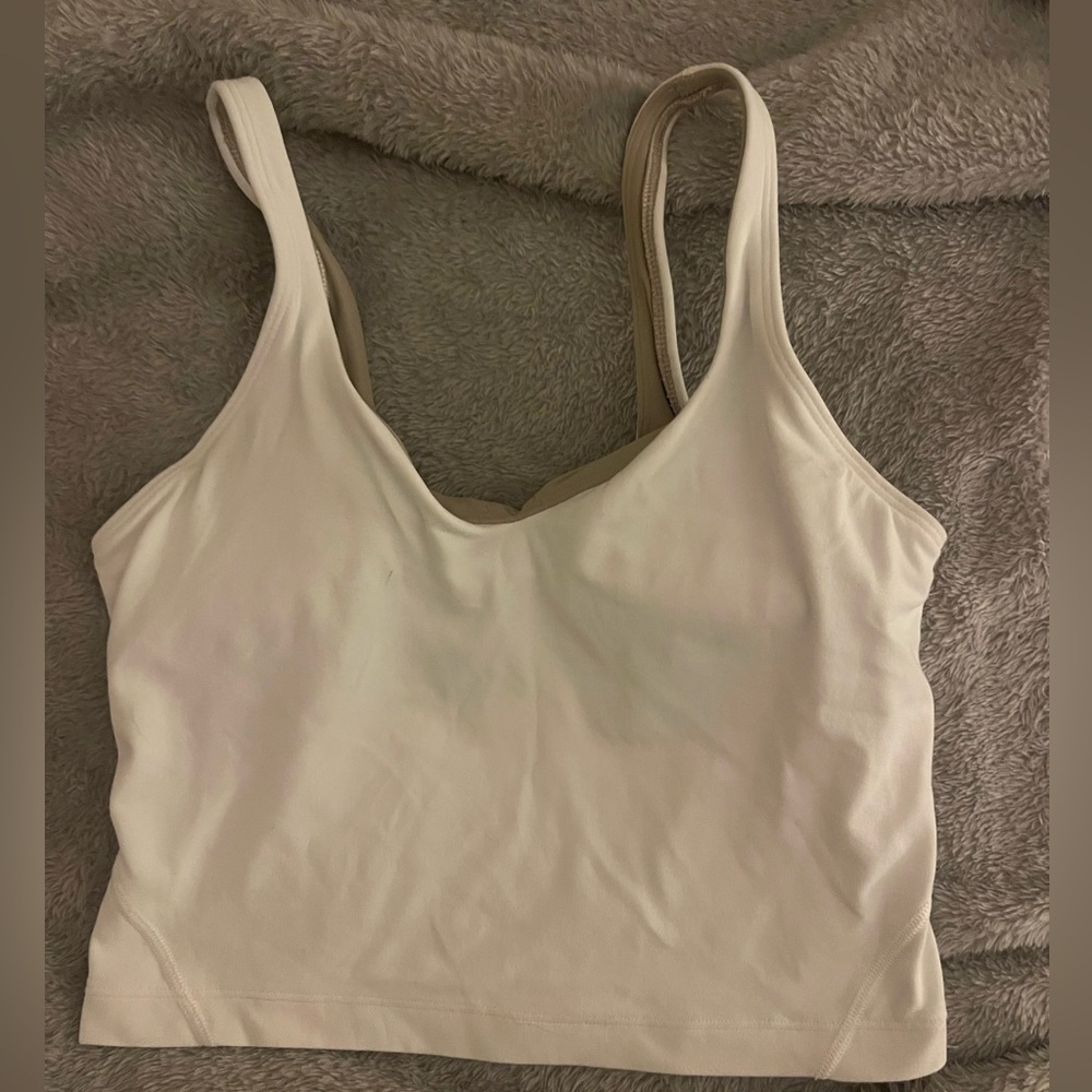 lululemon athletica Cream Tank Top